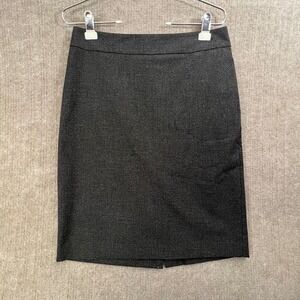 Ann Taylor Factory Gray Pencil Skirt Career Business Office Wear Professional